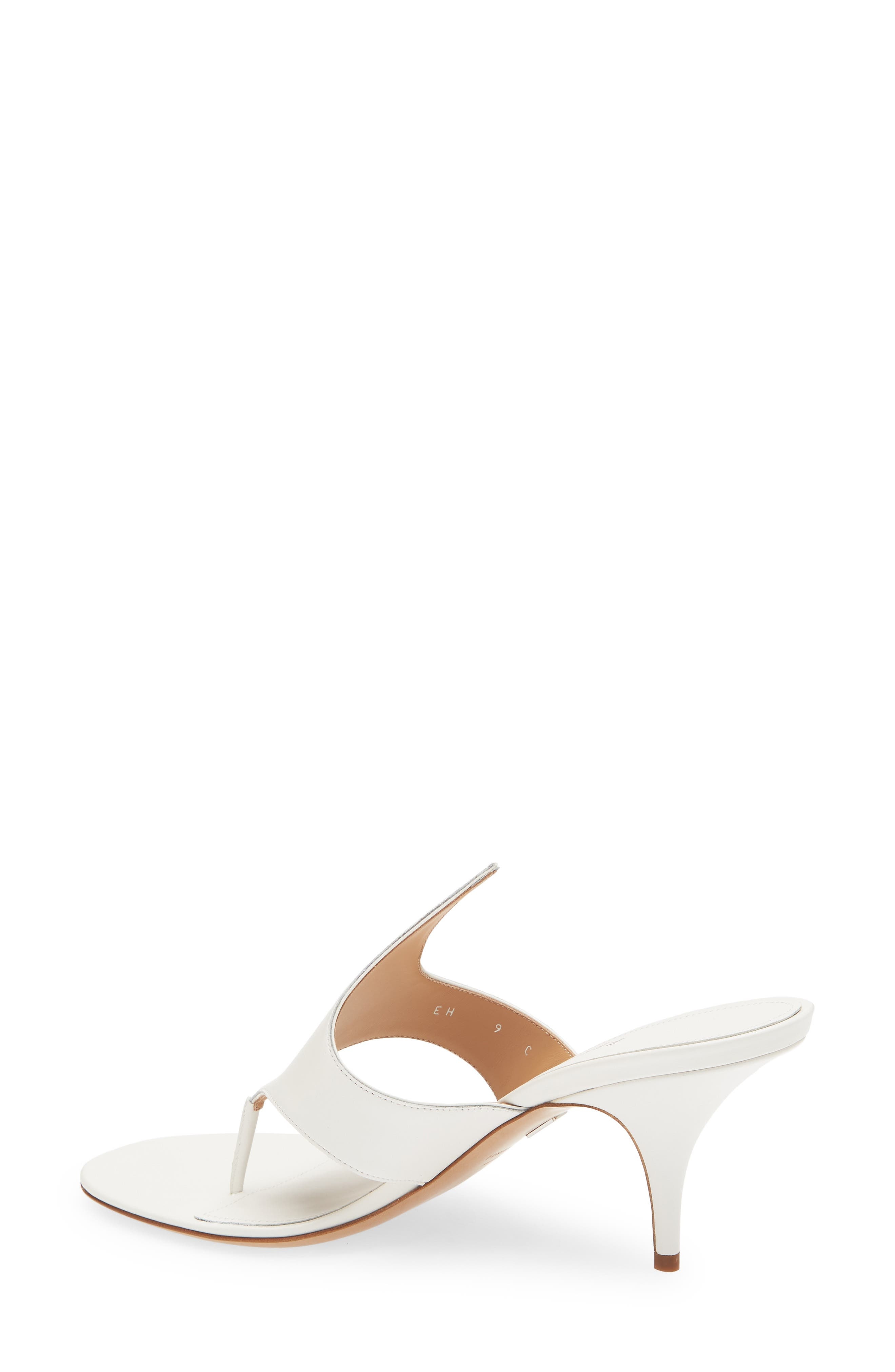 FERRAGAMO Fiamma Sandal in Bianco/Biscotto at Nordstrom - 3