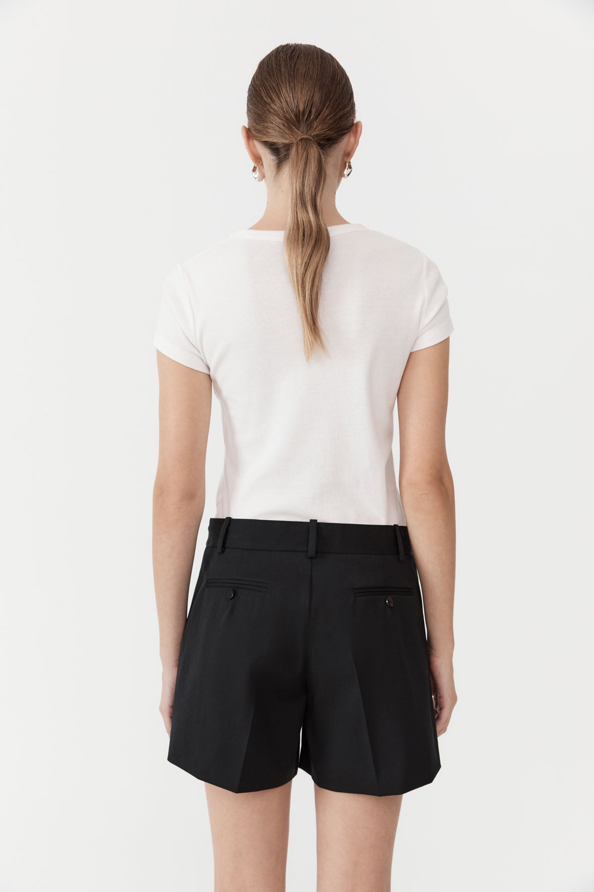 Tailored Shorts - Black - 5