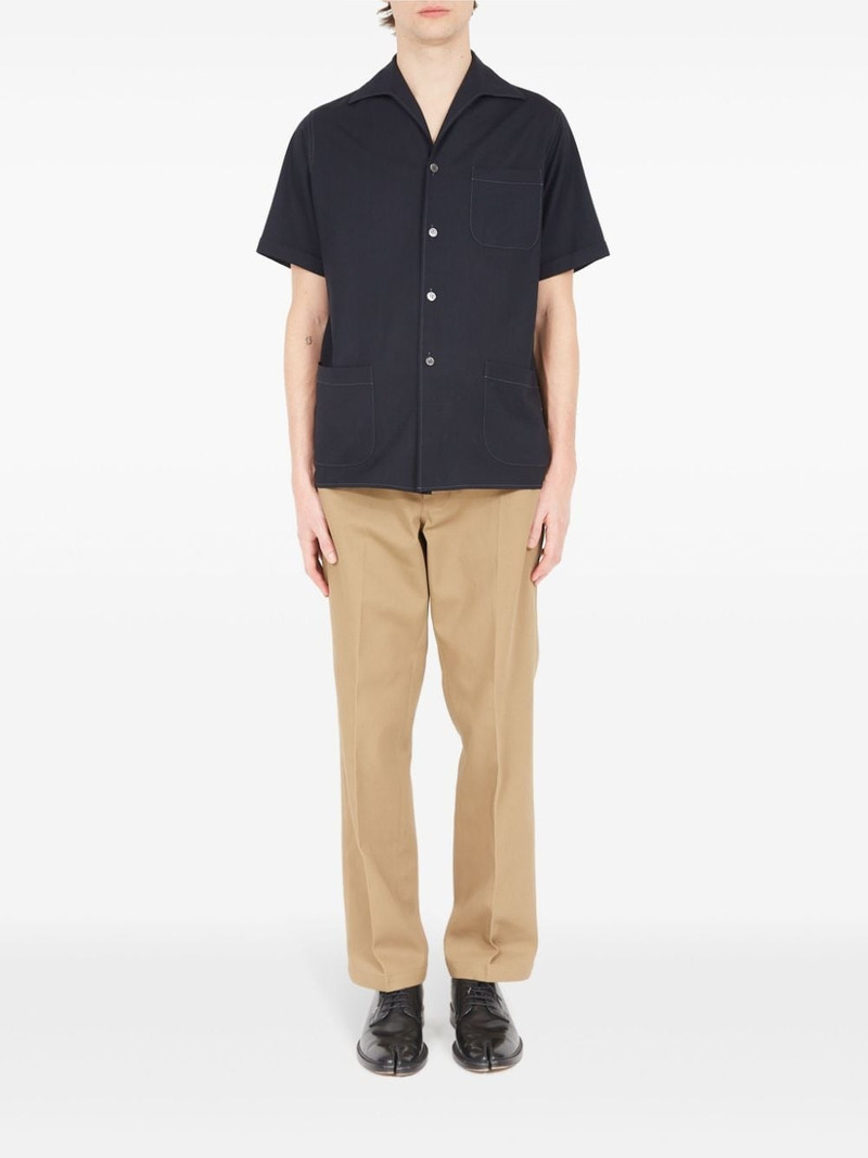Maison Margiela short-sleeve wool shirt outlook