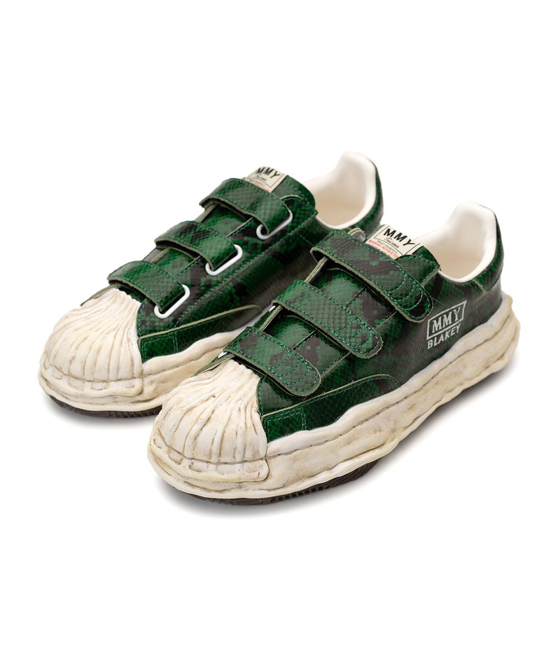 "BLAKEY" OG Sole Python Printed Leather Low-top Sneaker 28