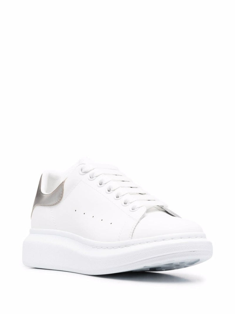 Alexander McQueen Alexander McQueen Oversized Low Top Sneakers White outlook