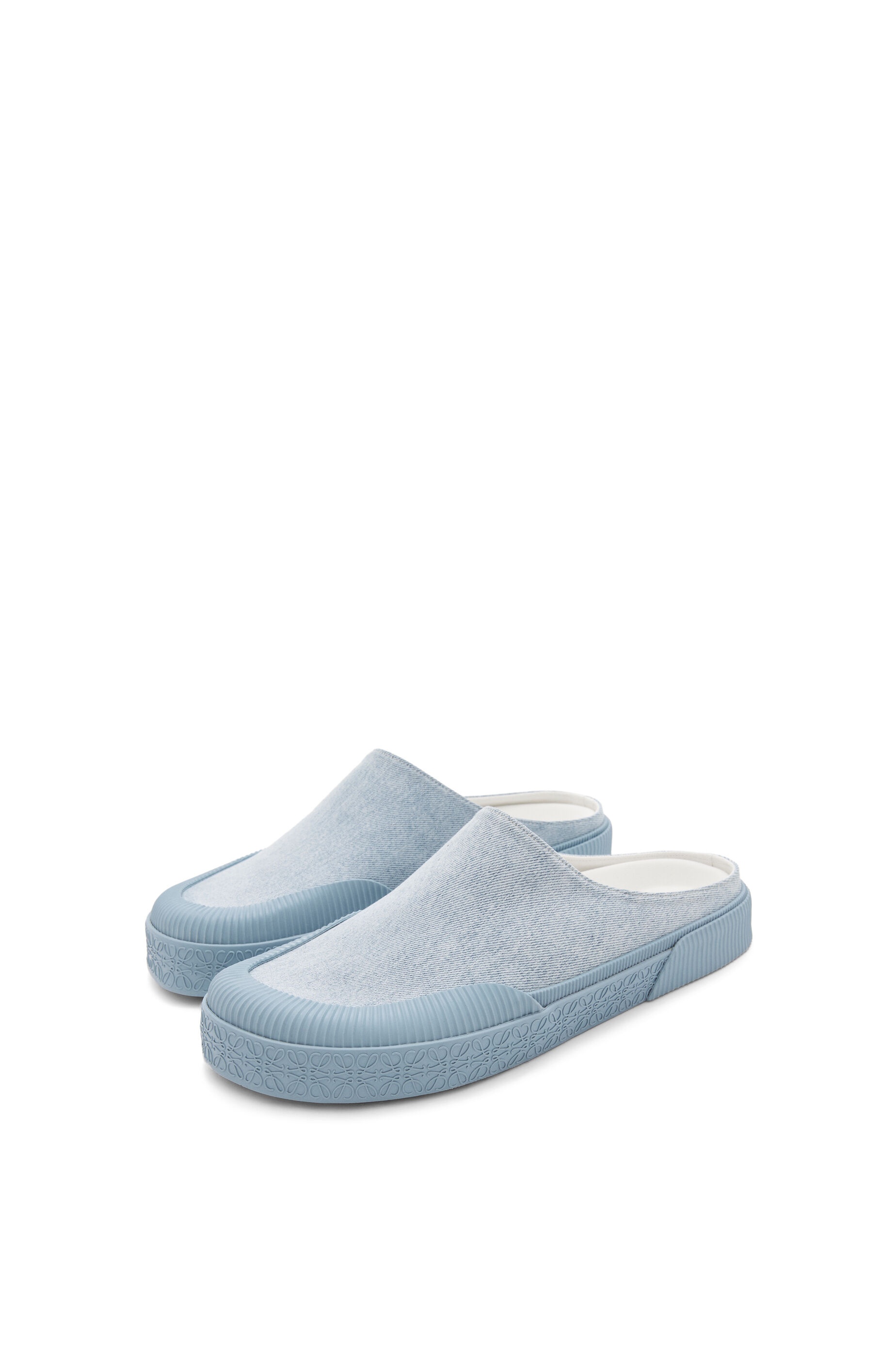 Vulcanised sneakermule in denim - 2
