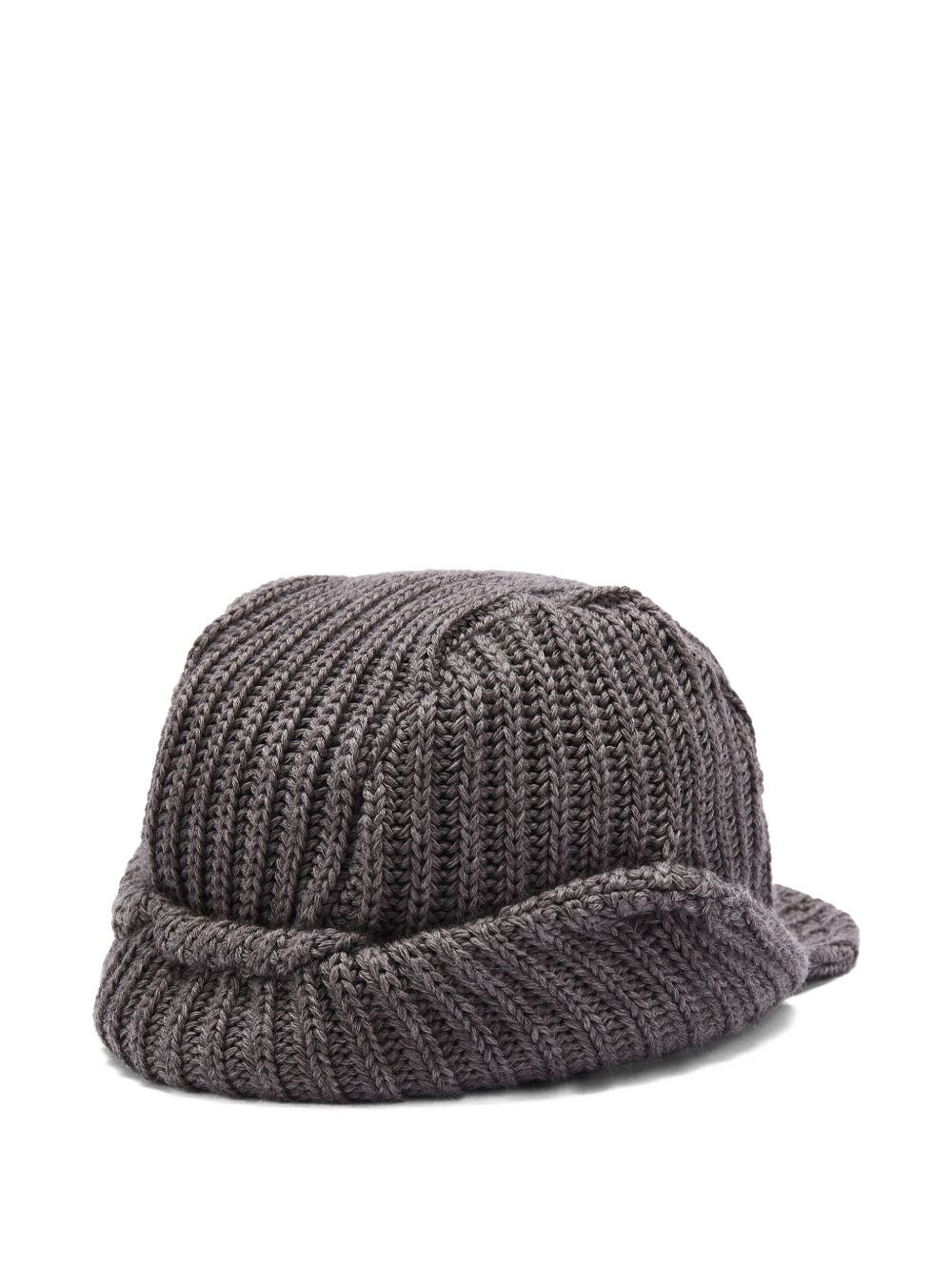 ribbed-knit butterfly beanie - 3