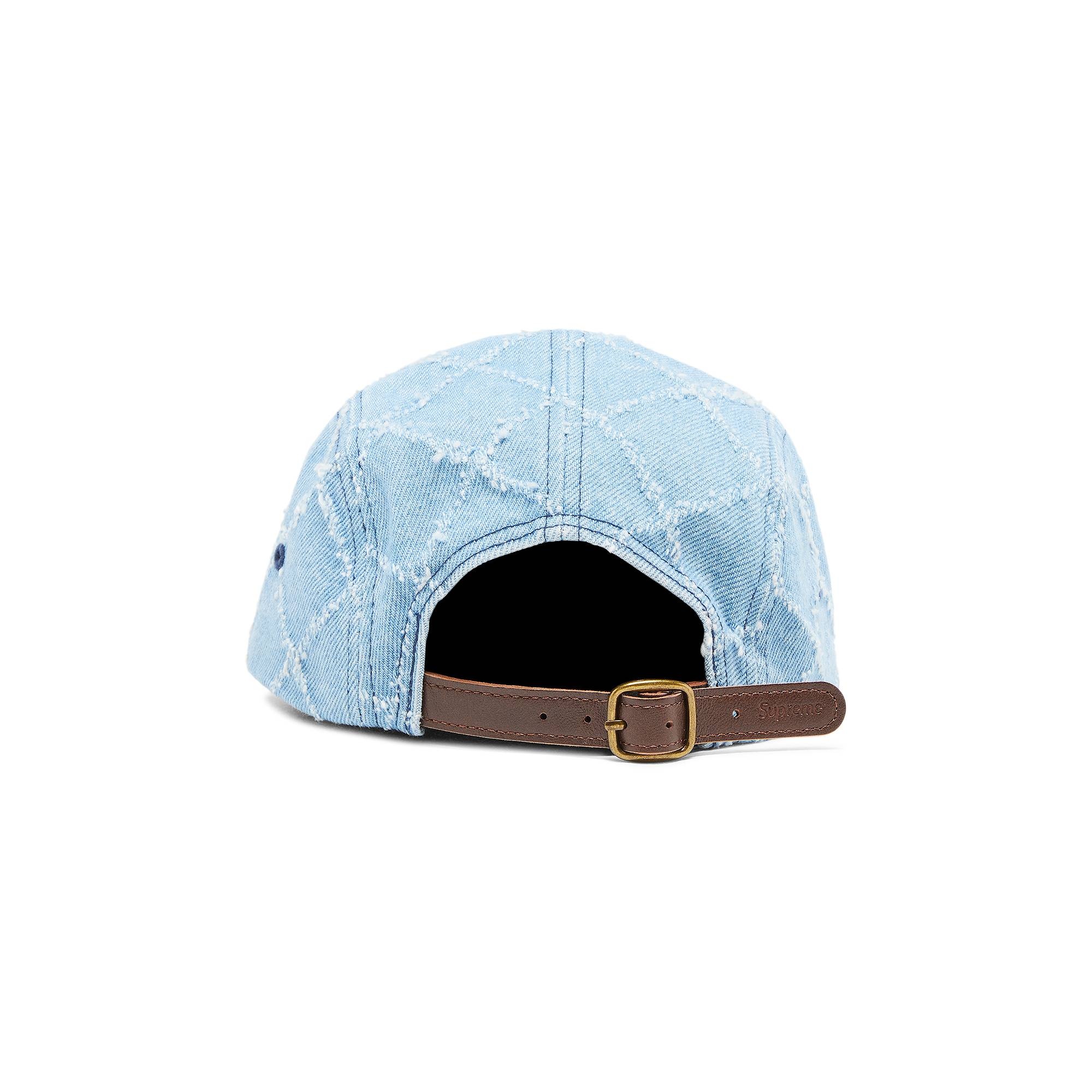 Supreme Punched Denim Camp Cap 'Washed Indigo' - 4