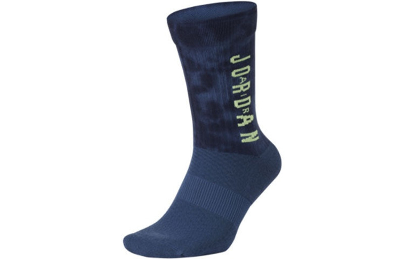 Jordan Air Jordan Legacy Sport DNA Tie Dye Alphabet Athleisure Casual Sports Socks Couple Style One Pair Bl outlook