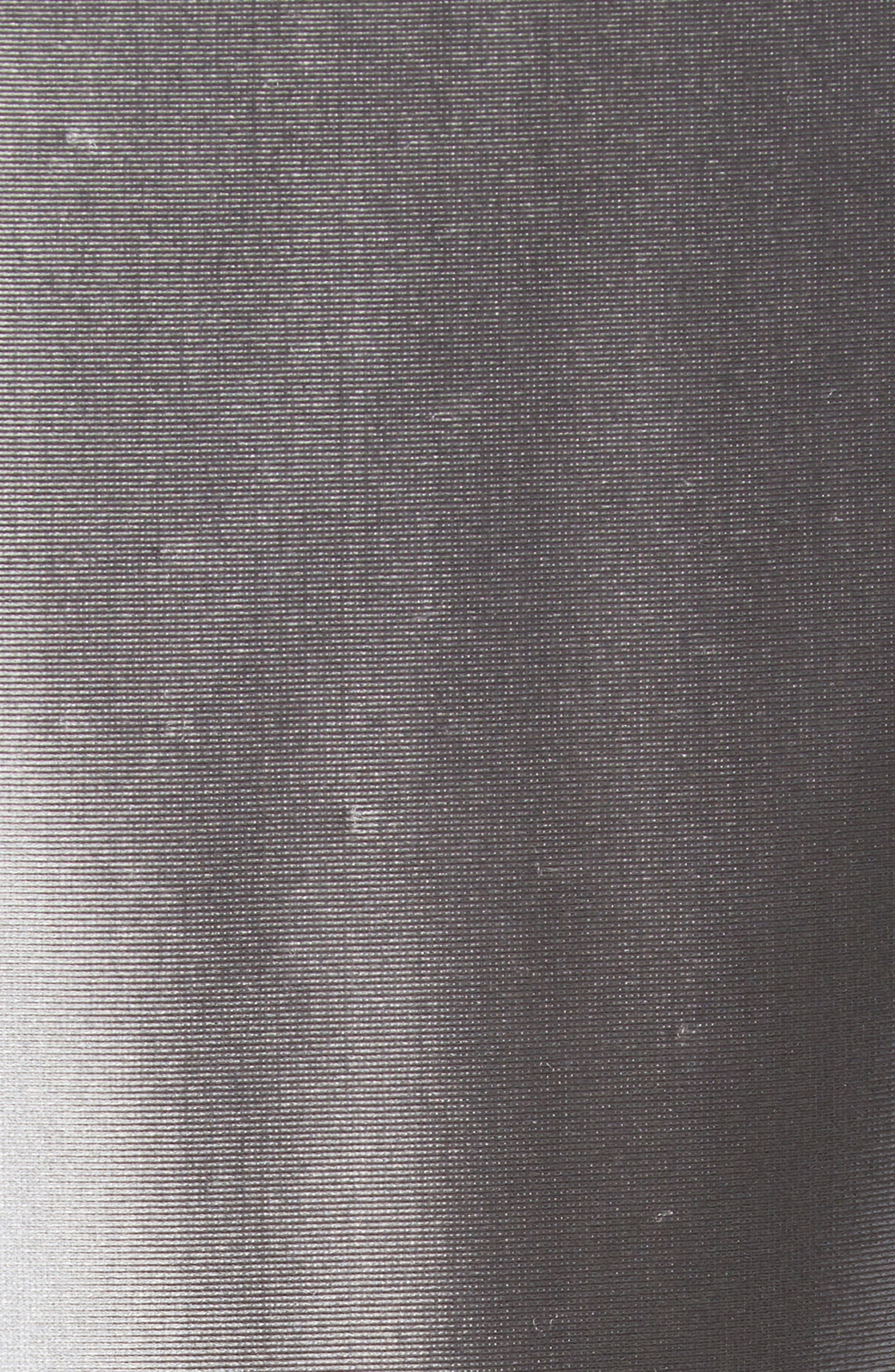 Alexander Wang Shrunken Metallic Faille Jacket in Alloy at Nordstrom - 6