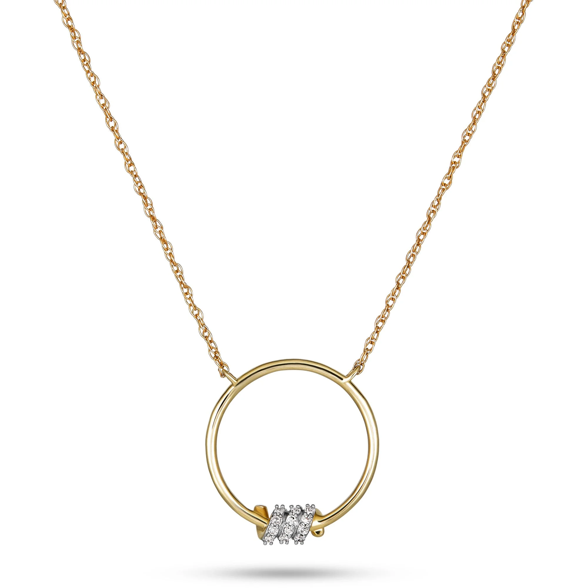 Twinkling Twine Pavé Necklace - 1