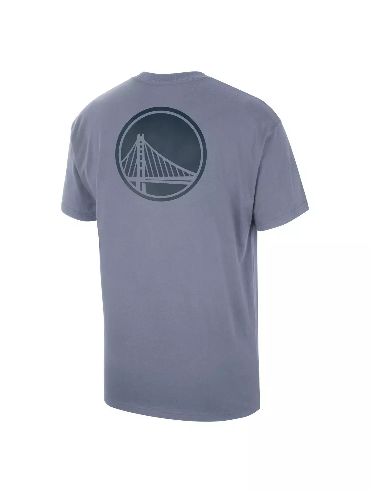 Men's NBA Golden State Warriors Courtside Statement Short Sleeve T-Shirt -Ashen Slate - 2