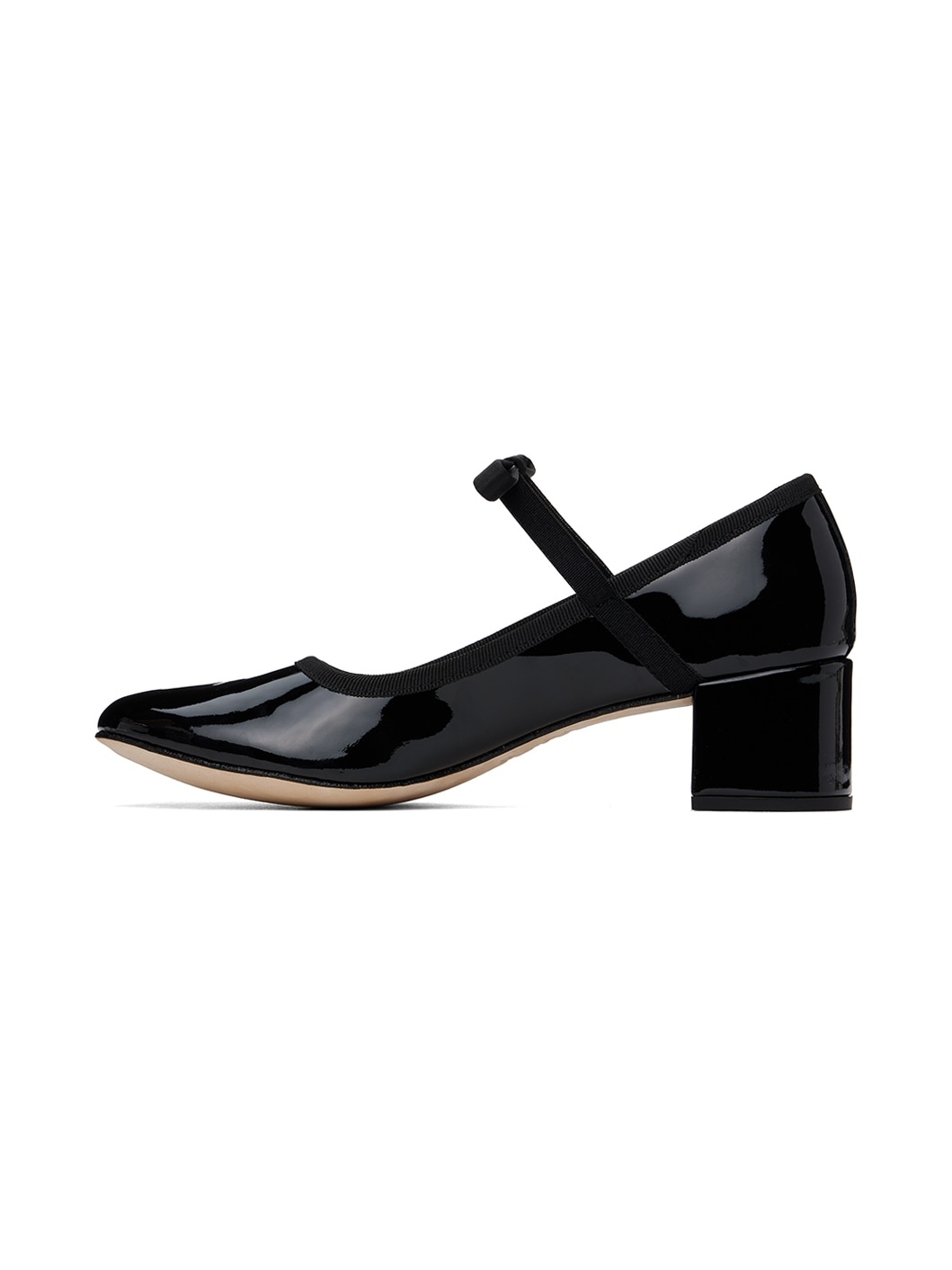 Black Guillemette Mary Jane Heels - 3