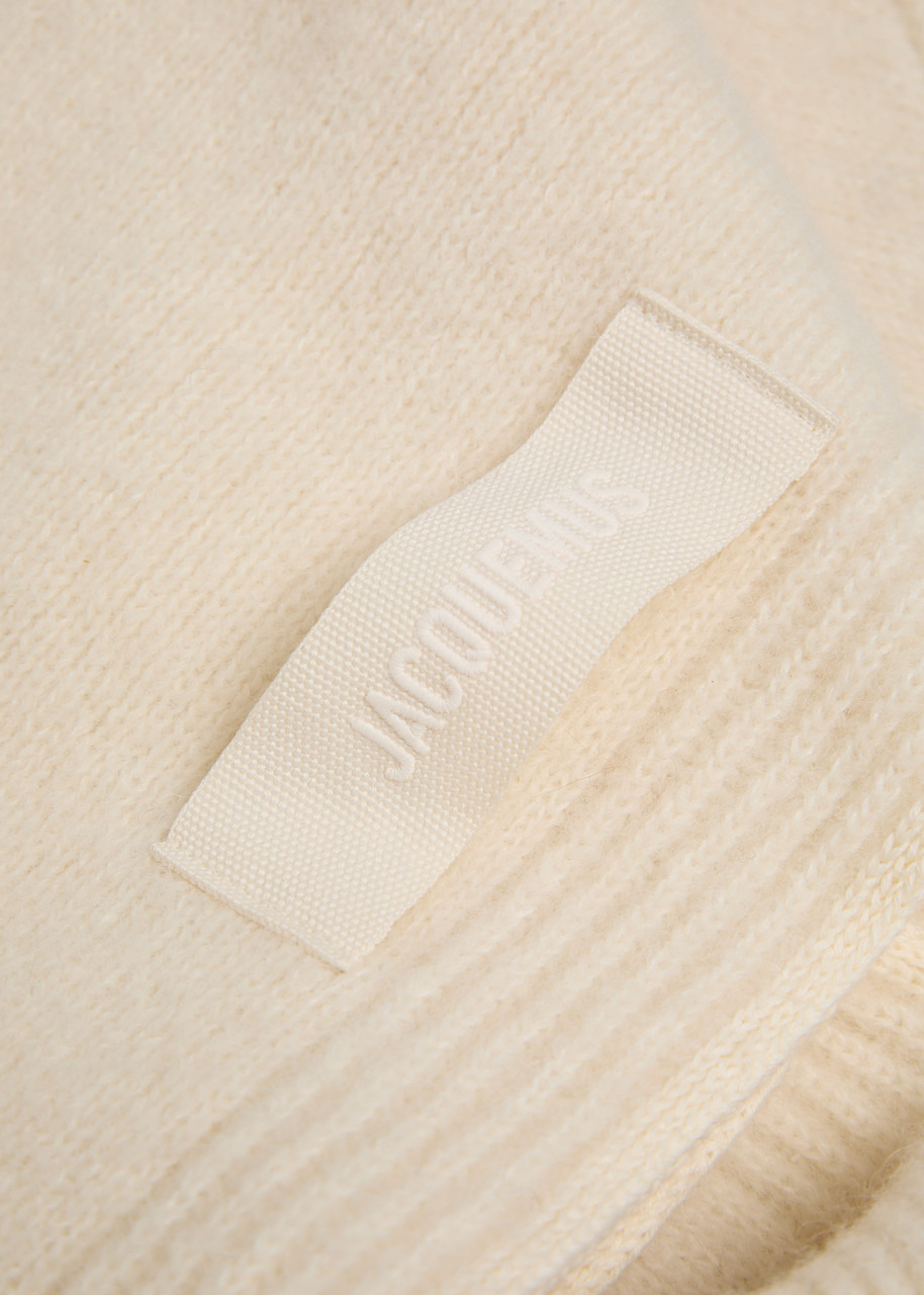 Jacquemus Le Chale Gros Grain Alpaca-blend Scarf - 3