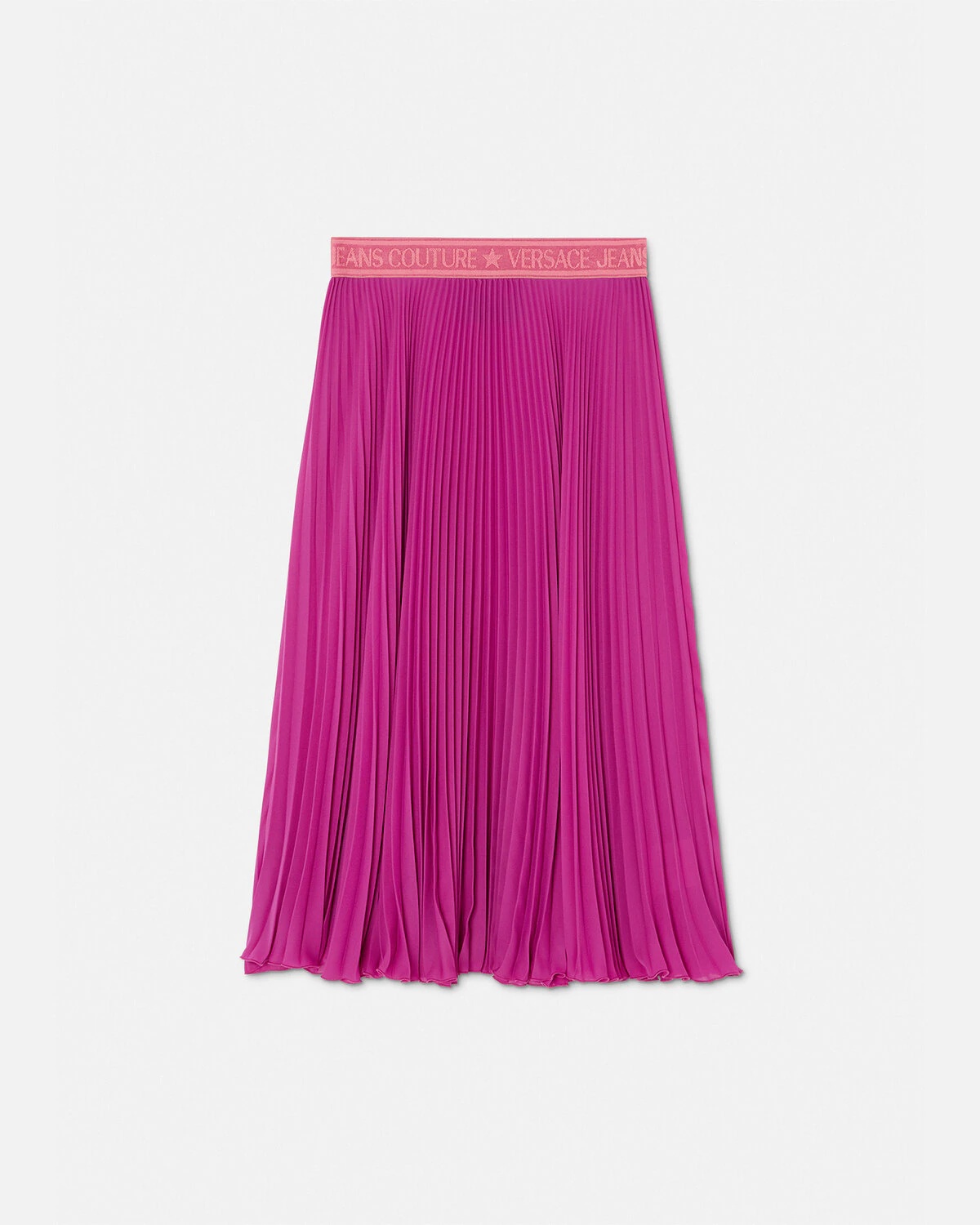 Logo Pleated Midi Skirt - 1