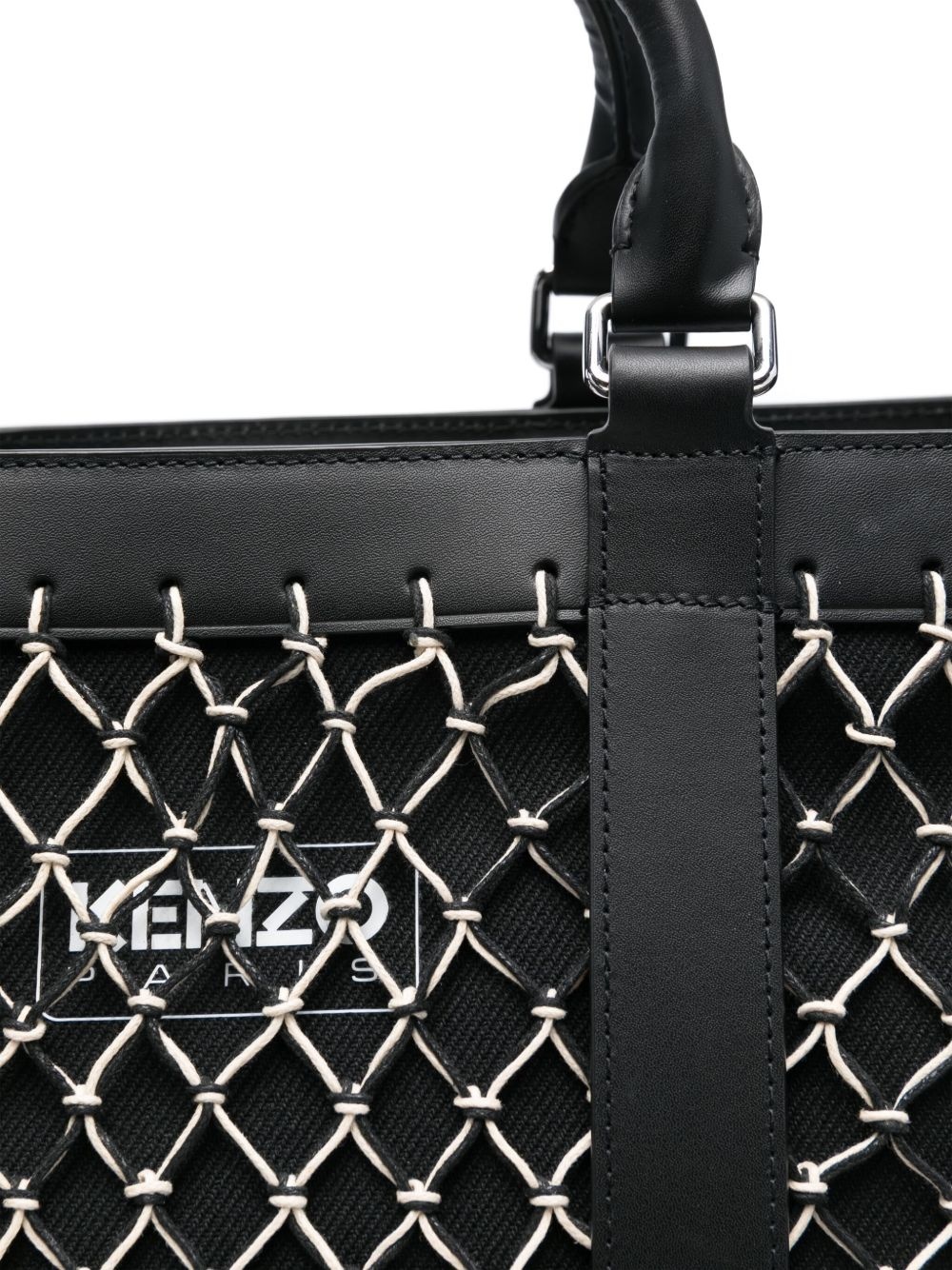 net-overlay tote bag - 4