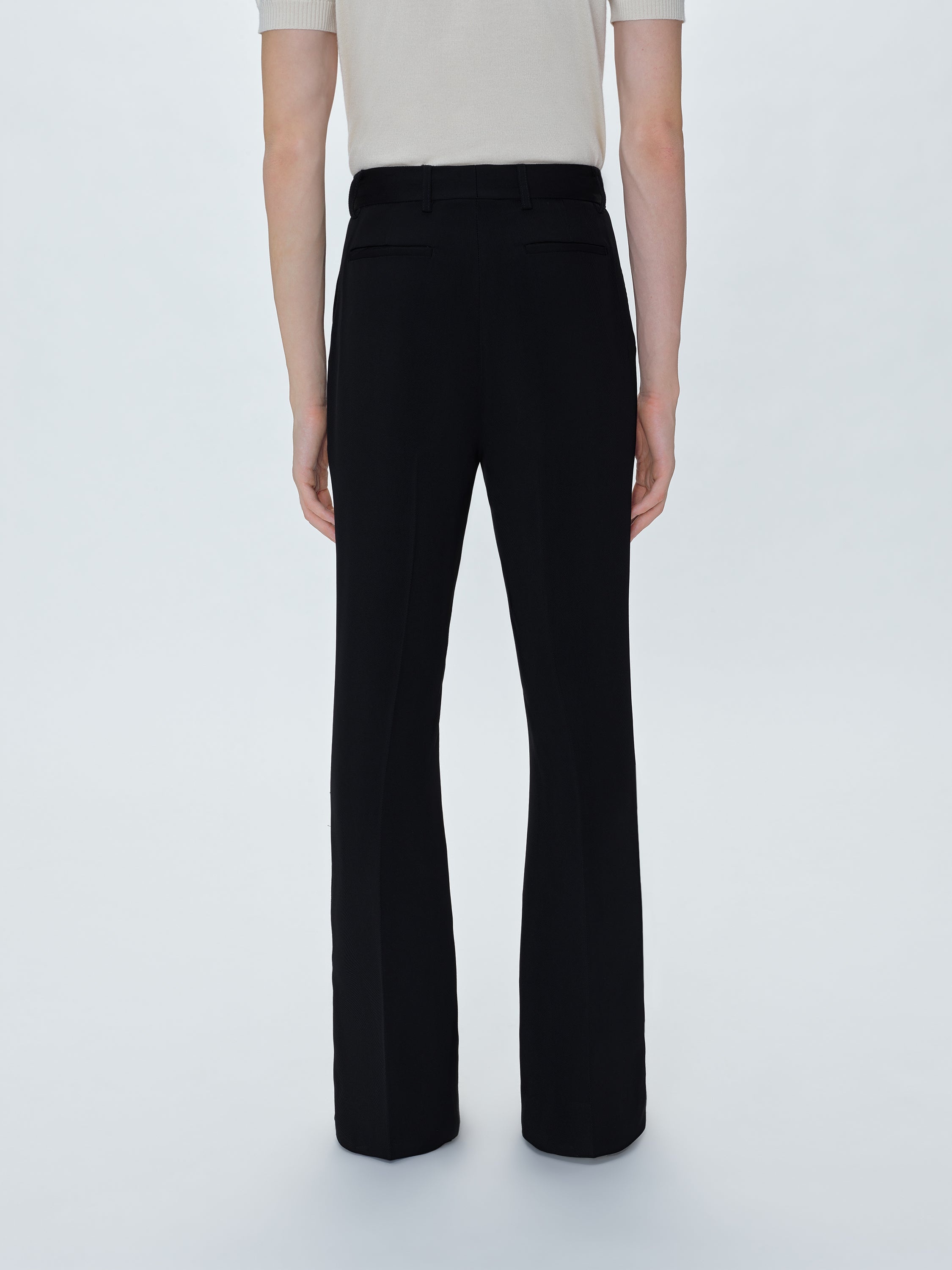 VISCOSE FLARE PANTS - 4