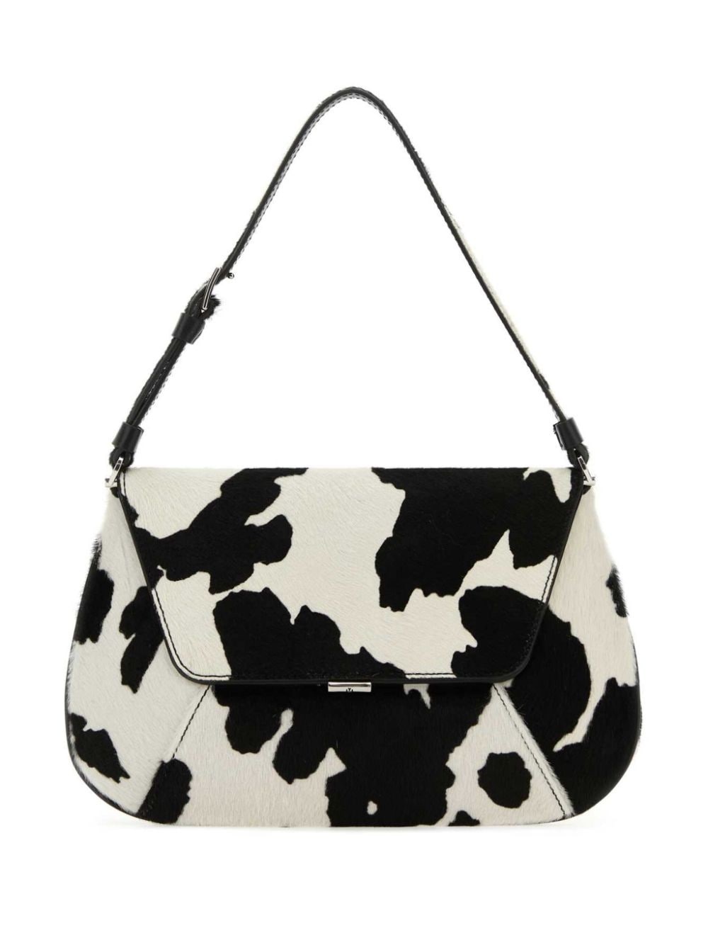 cow-print shoulder bag - 1