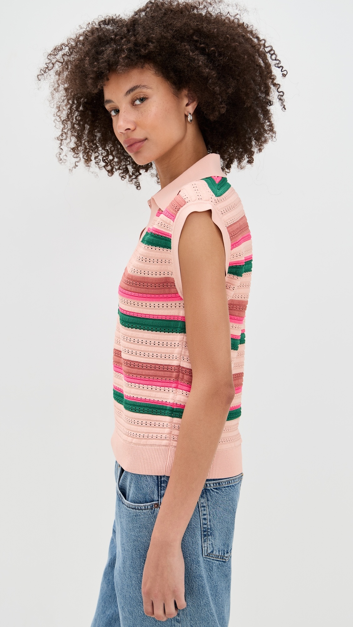Hantwerp Striped Knit Polo - 3