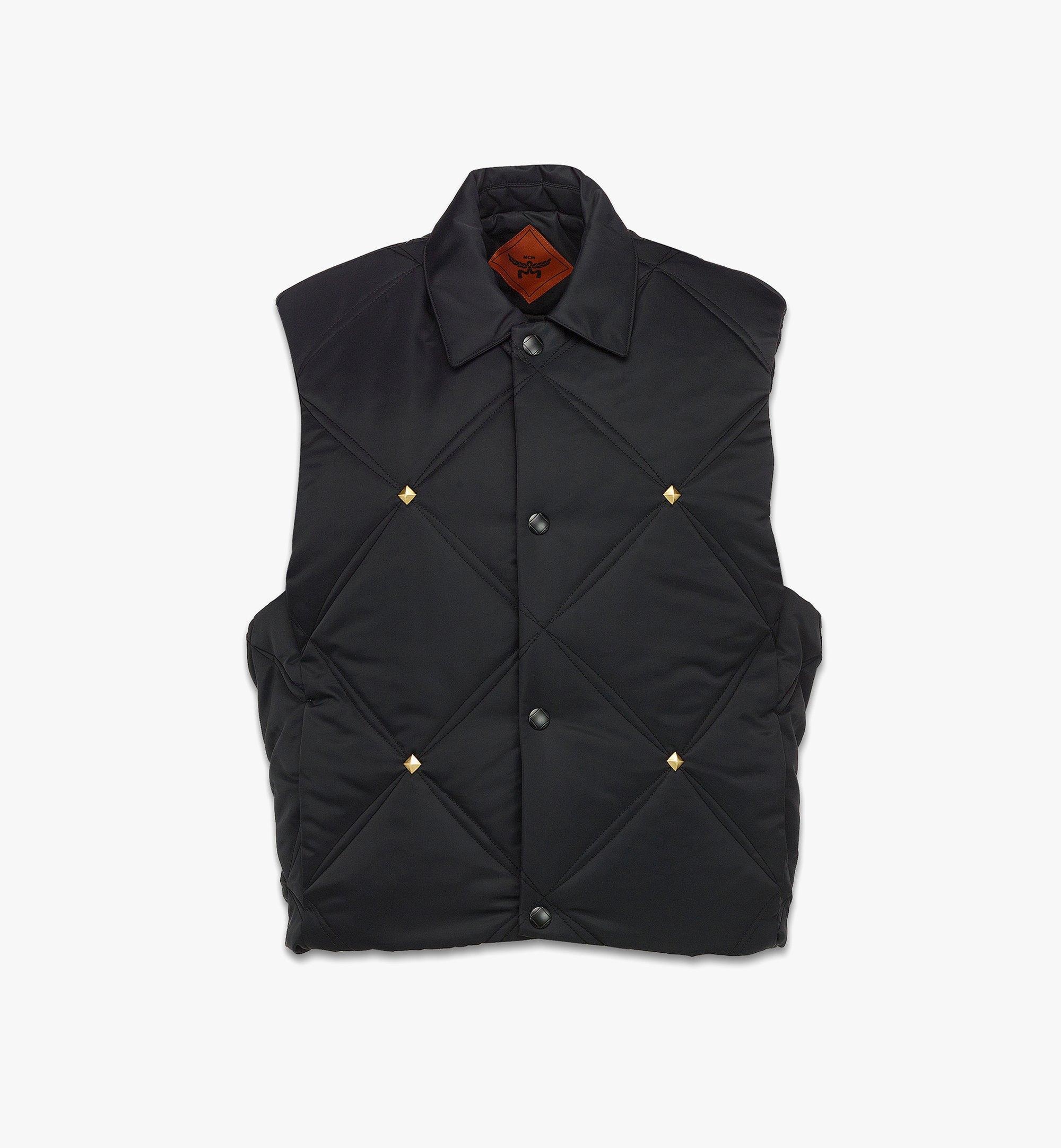Studded Vest in Recycled Nylon - 1