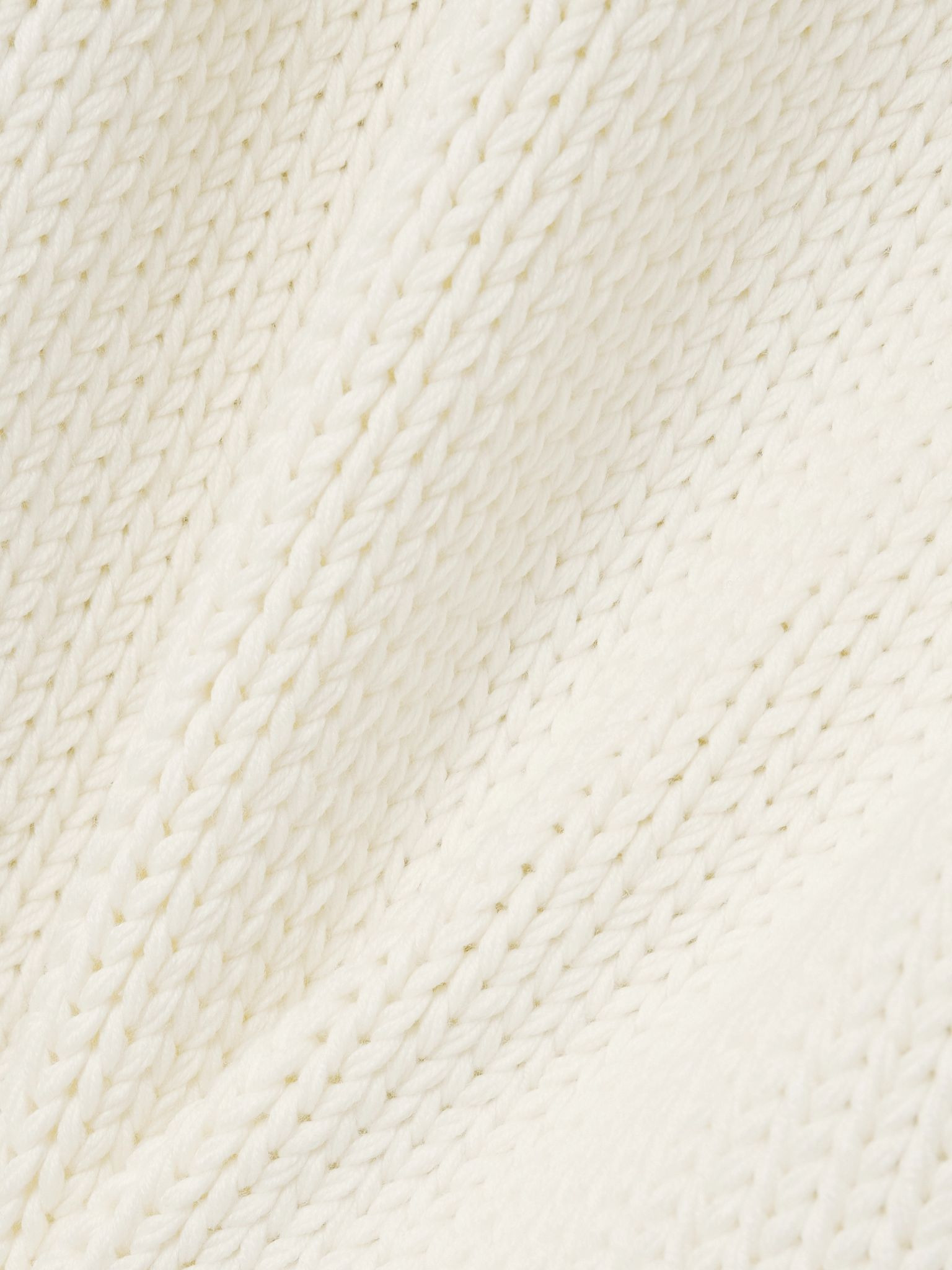 Sleeveless wool turtleneck sweater White - 4