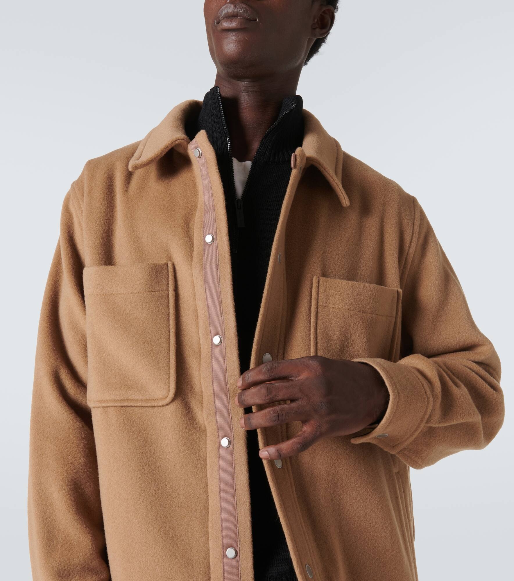 Balas wool overshirt - 5