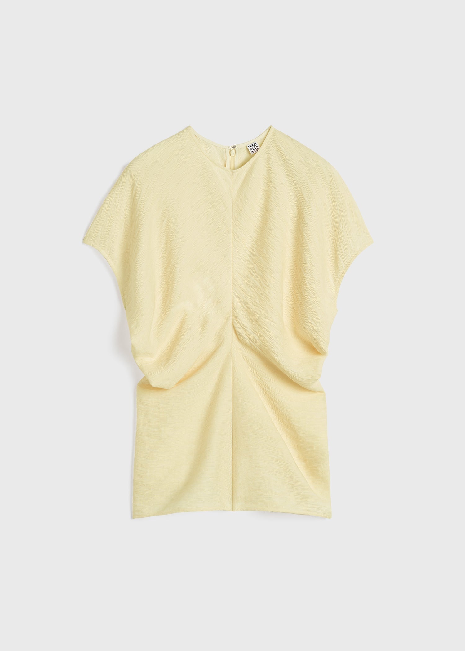 Slouch waist basketweave top straw - 1