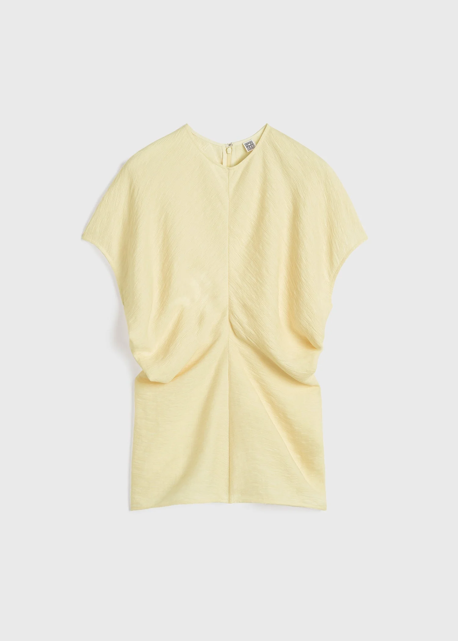 Slouch waist basketweave top straw - 1