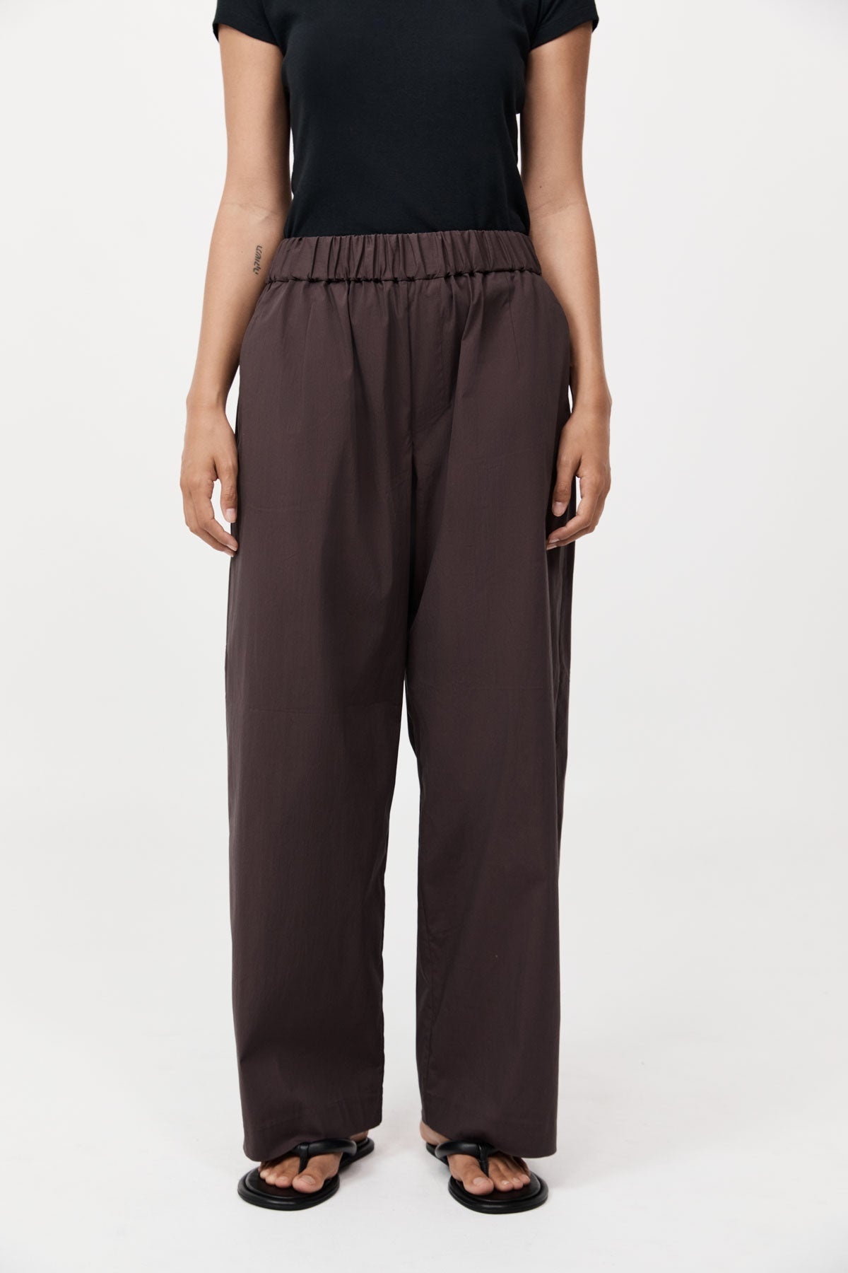 Relaxed Pants - Chocolate Plum - 3