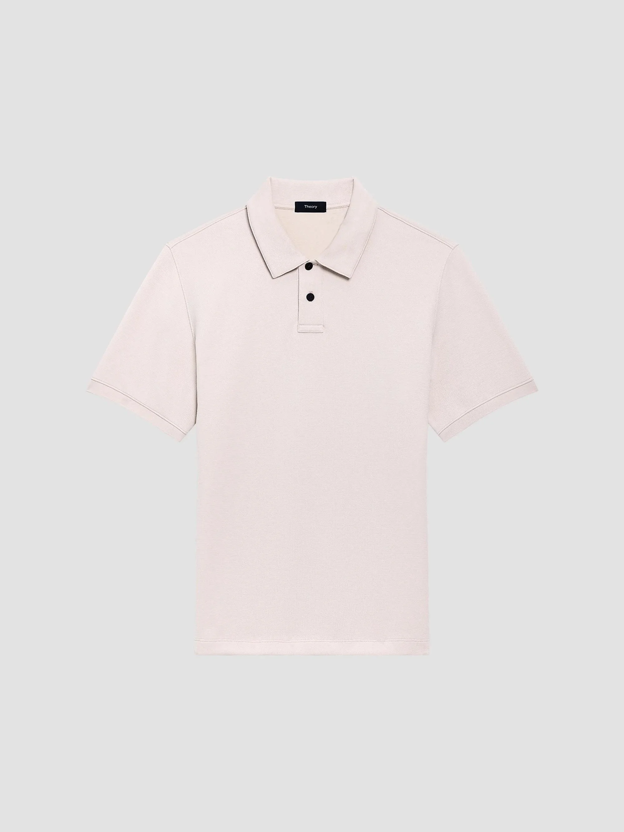 Men's Delroy Cotton-Blend Polo Shirt - Silver Stone - 1