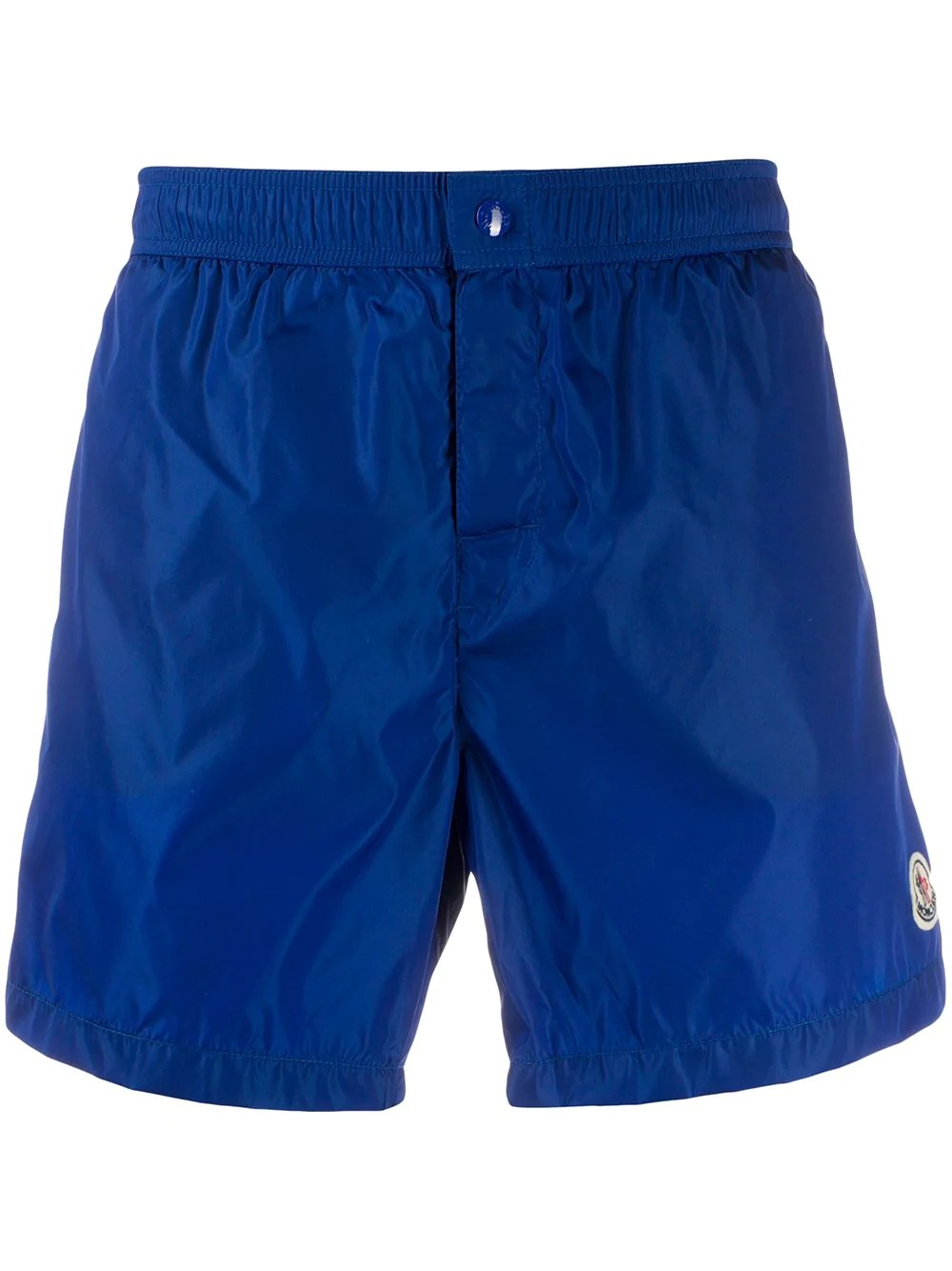 logo patch swim shorts  - 1