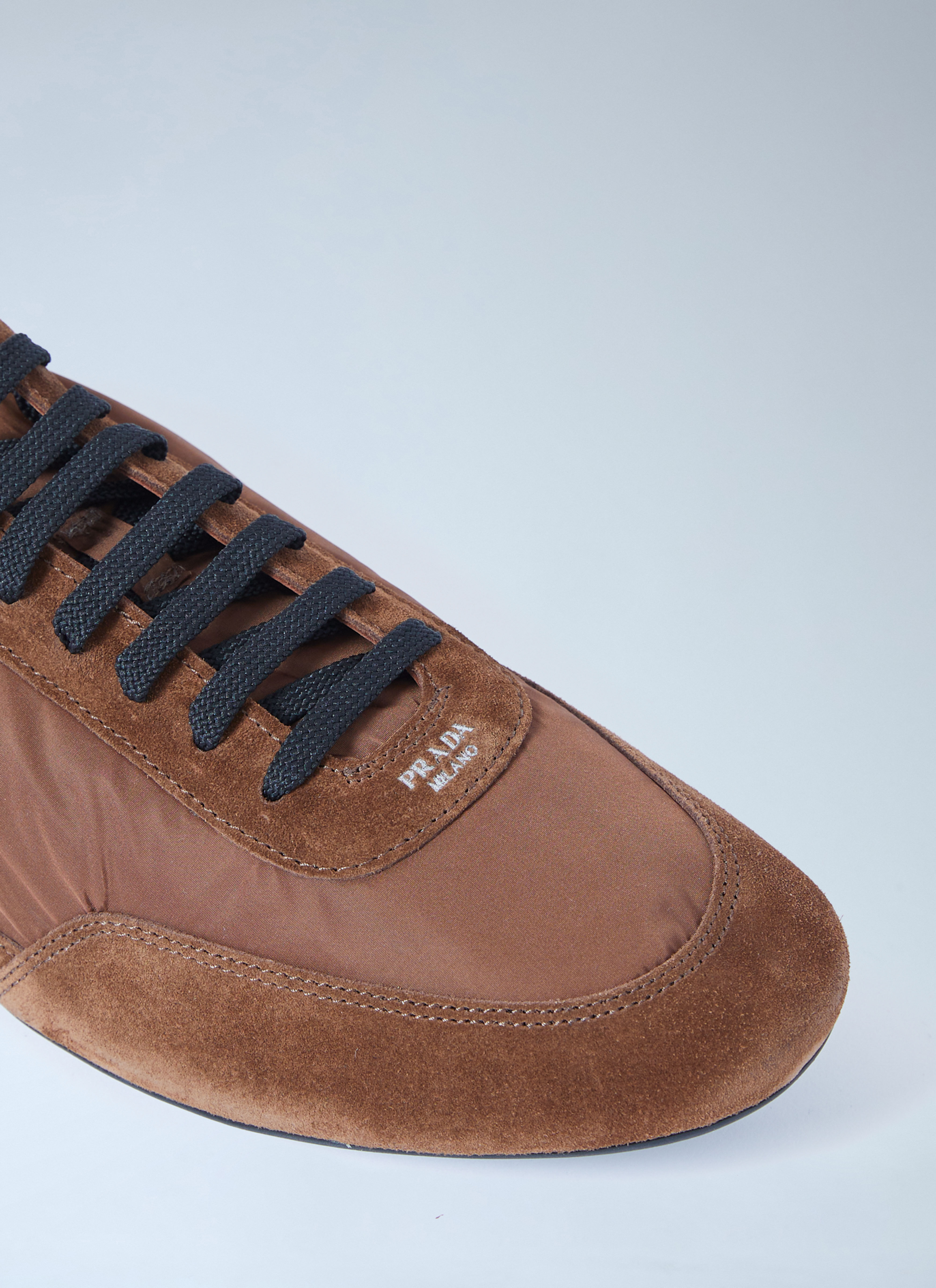 Collapse Re-Nylon And Suede Sneakers - 3