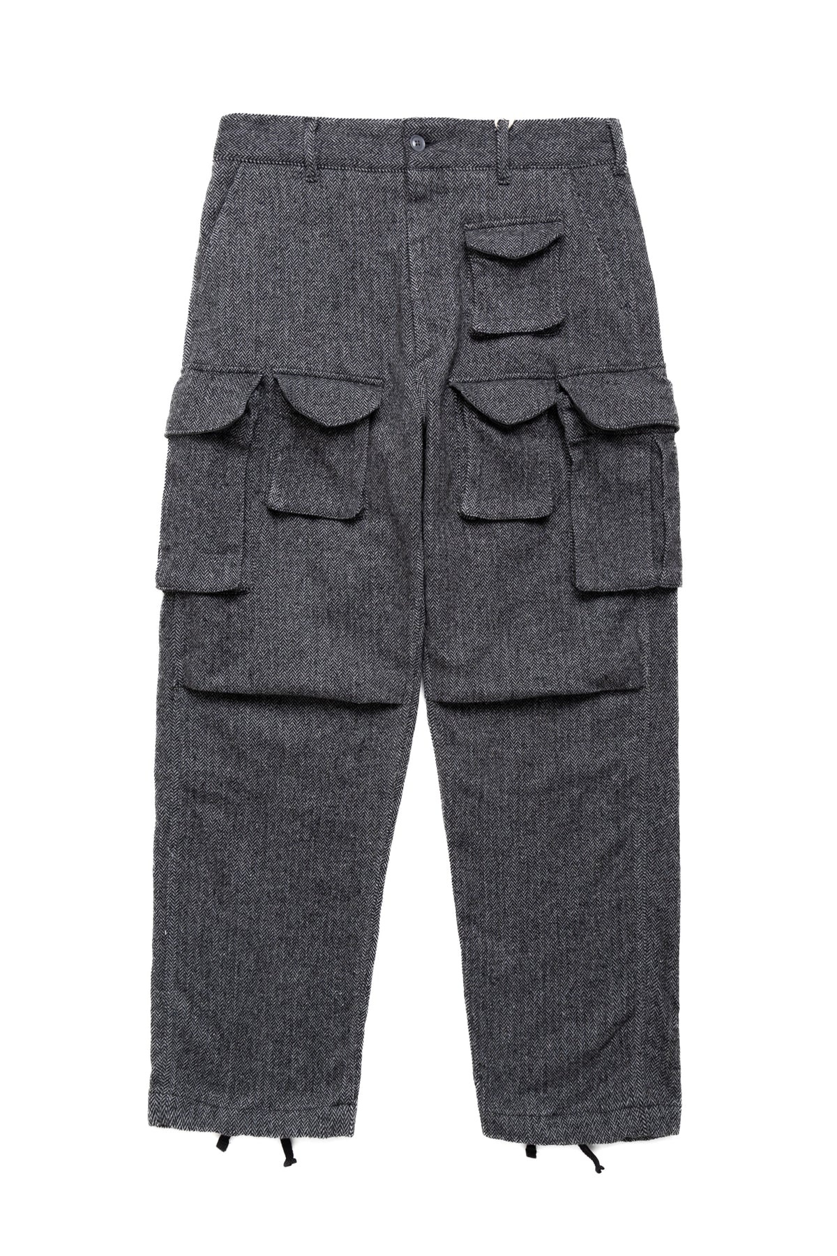 FA Pant Poly Wool Herringbone - Grey - 1