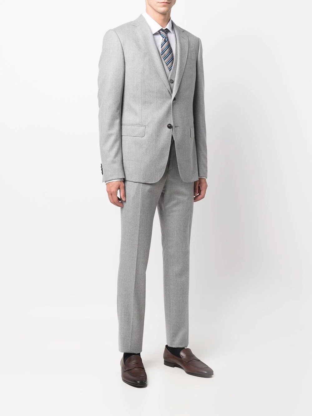 wool three-piece suit - 3