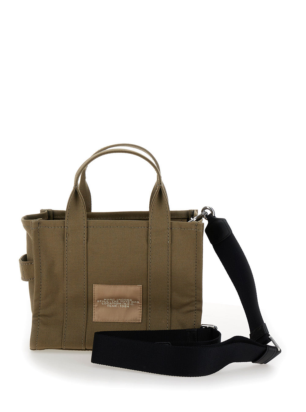 Marc Jacobs Women 'Traveler Handbag' Mini Military Green Tote Bag With Logo In Fabric Woman - 4
