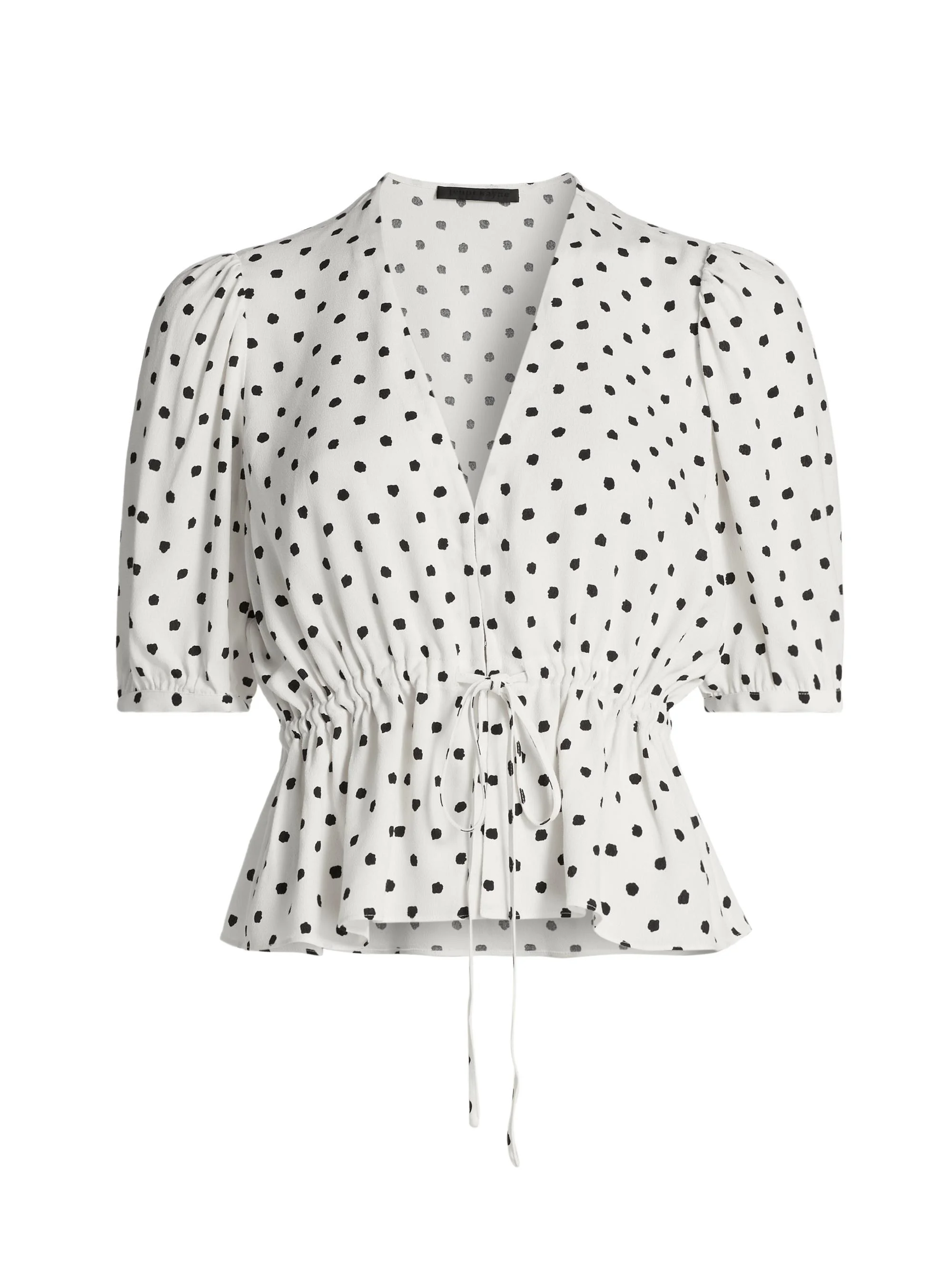 Women's Sawyer Dot Blouse - Ivory Dot - 1