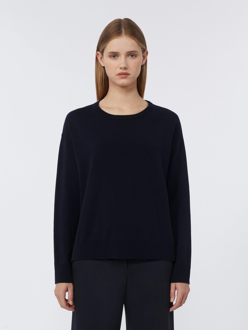 ABISSO Oversized wool sweater - ULTRAMARINE 3