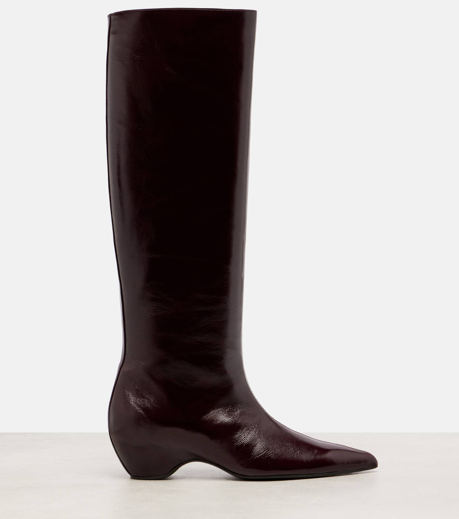 Sybil 40 leather knee-high boots - 4