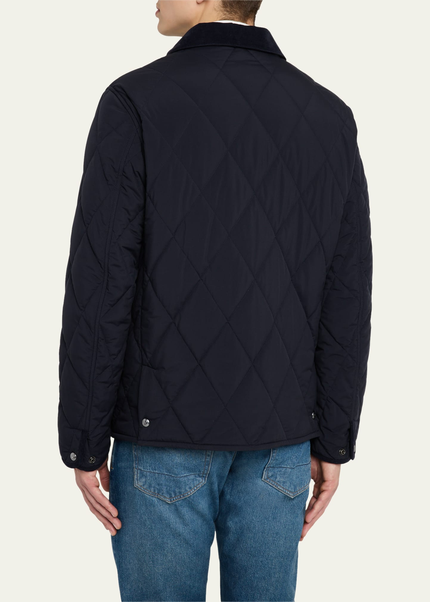 Men's Quilted Down Jacket - 3
