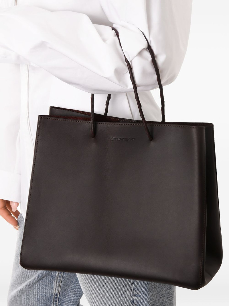 SITUATIONIST braided-handle tote bag outlook