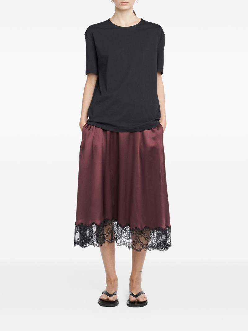 MARIA McMANUS lace-trimmed midi skirt outlook