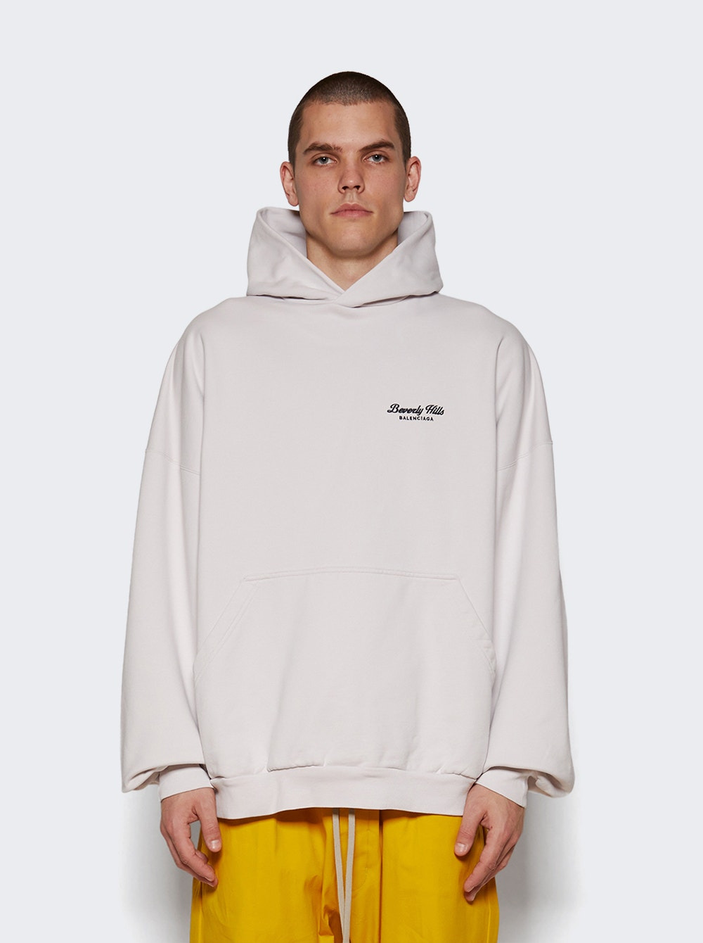 Beverly Hills Oversized Hoodie Off-white - 3
