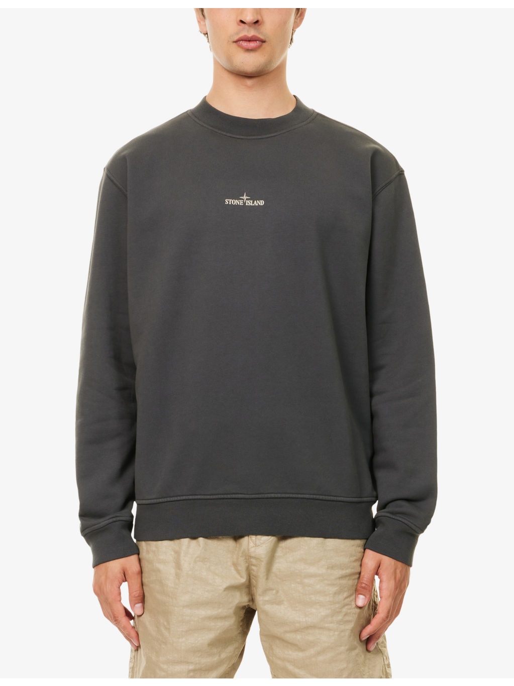 Graphic-Print Crewneck Cotton-Jersey Sweatshirt - 3