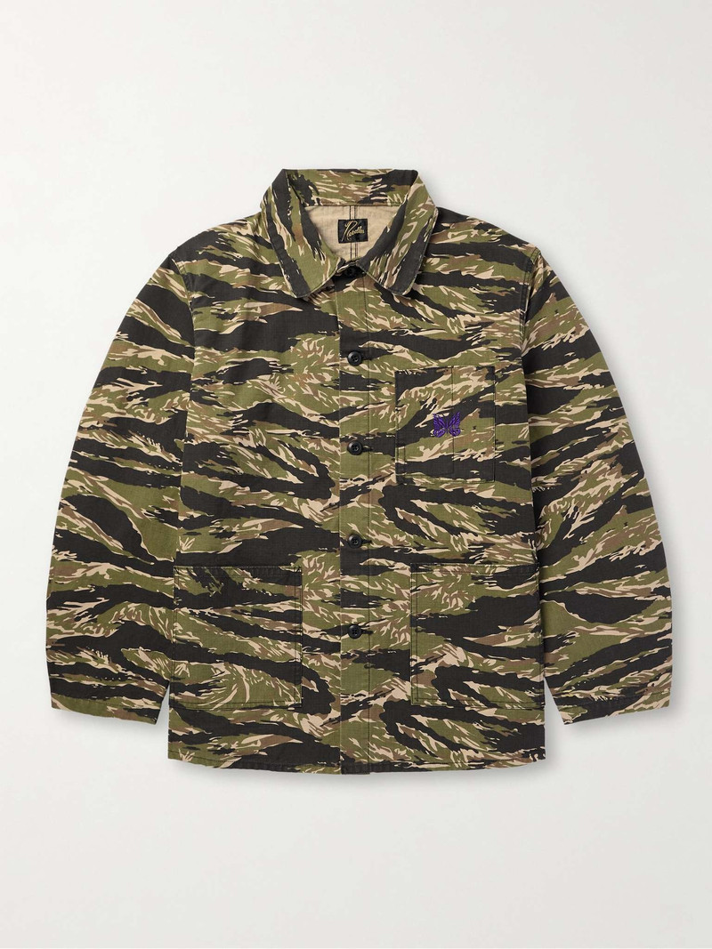 D.N. Coverall Camouflage-Print Cotton-Ripstop Chore Jacket 1