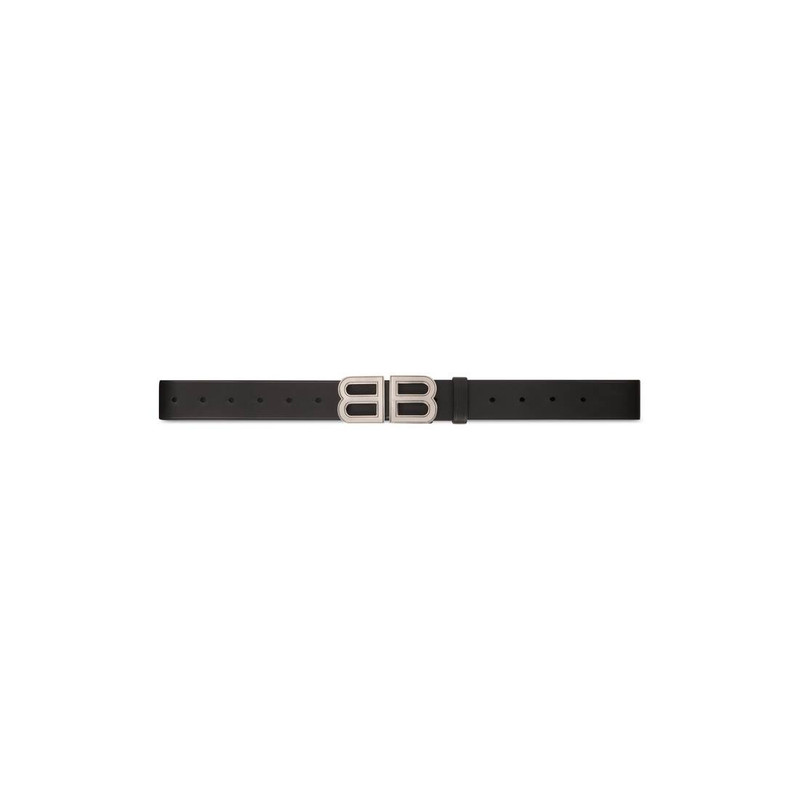 Men's Bb Hourglass Large Belt in Black 1