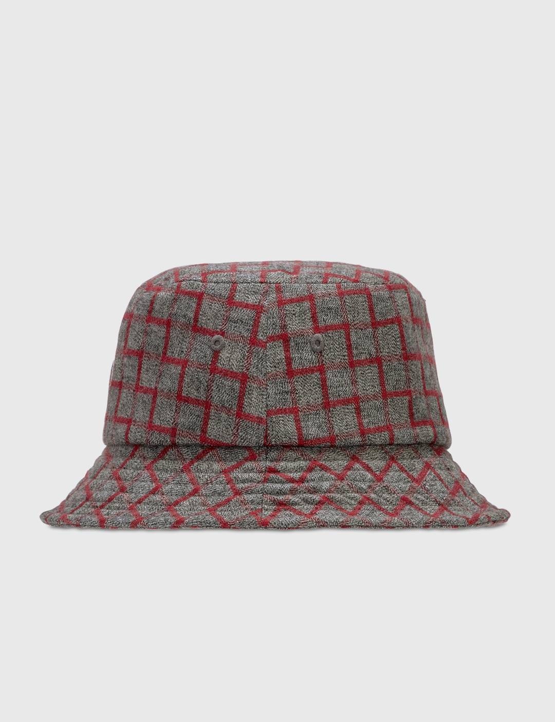 Brent Check Wool Bucket Hat - 3