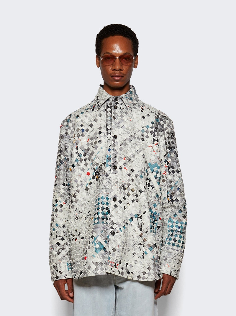 Bottega Veneta Shirt Light Grey And Black outlook