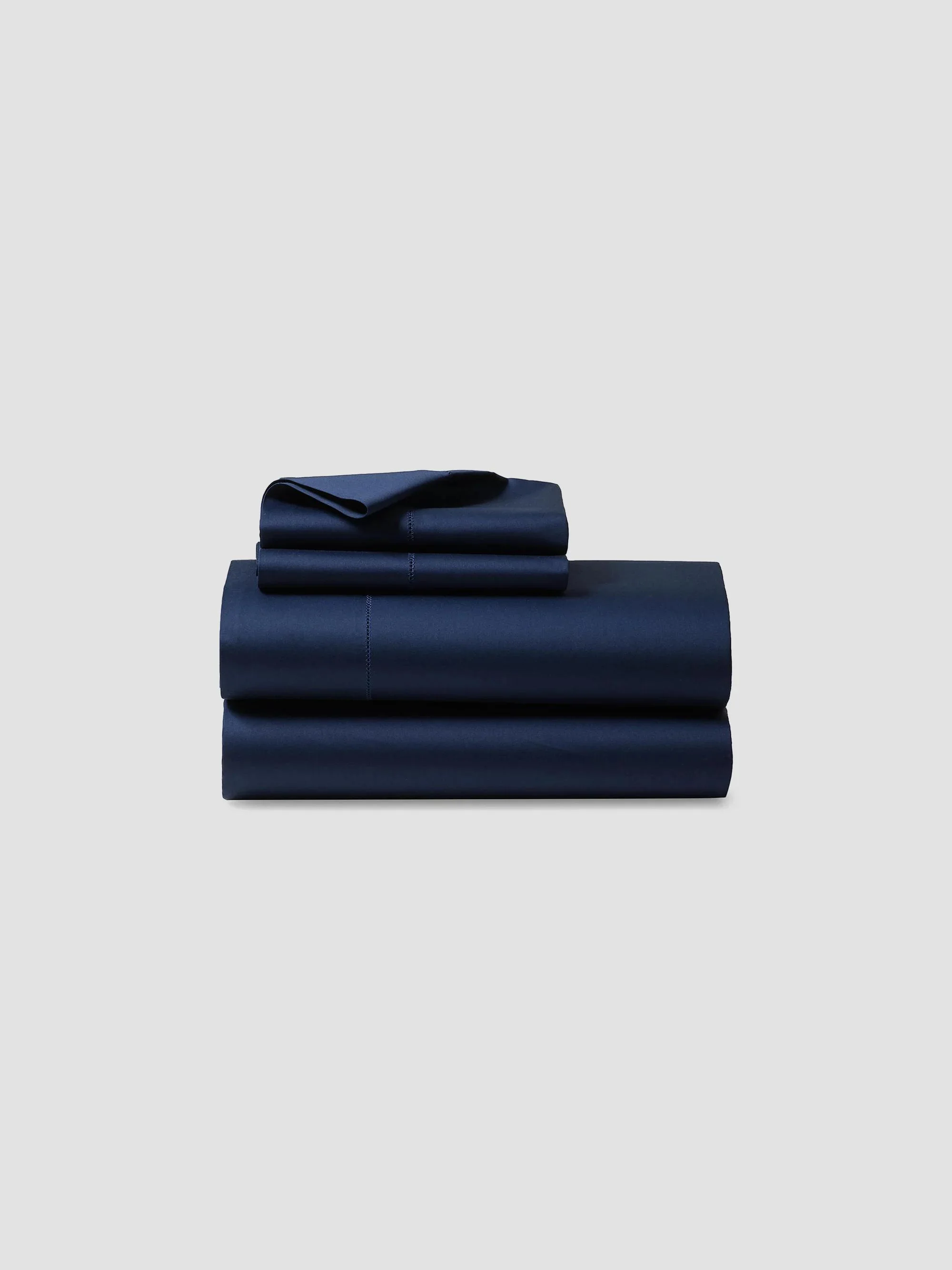 Organic Sateen 624-Thread Count Sheet & Pillowcase Collection - Polo Navy - 1