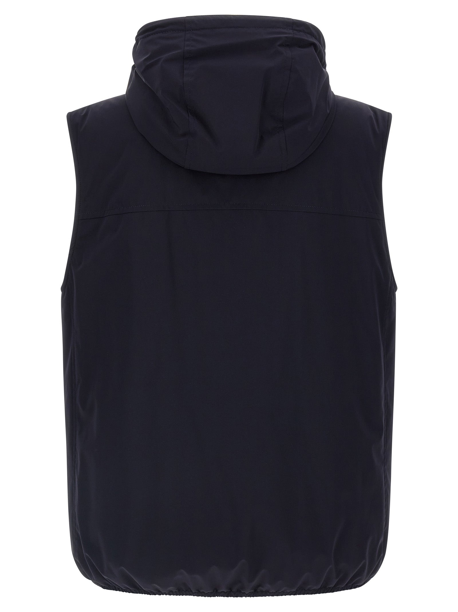 Hooded Vest Gilet Blue - 2