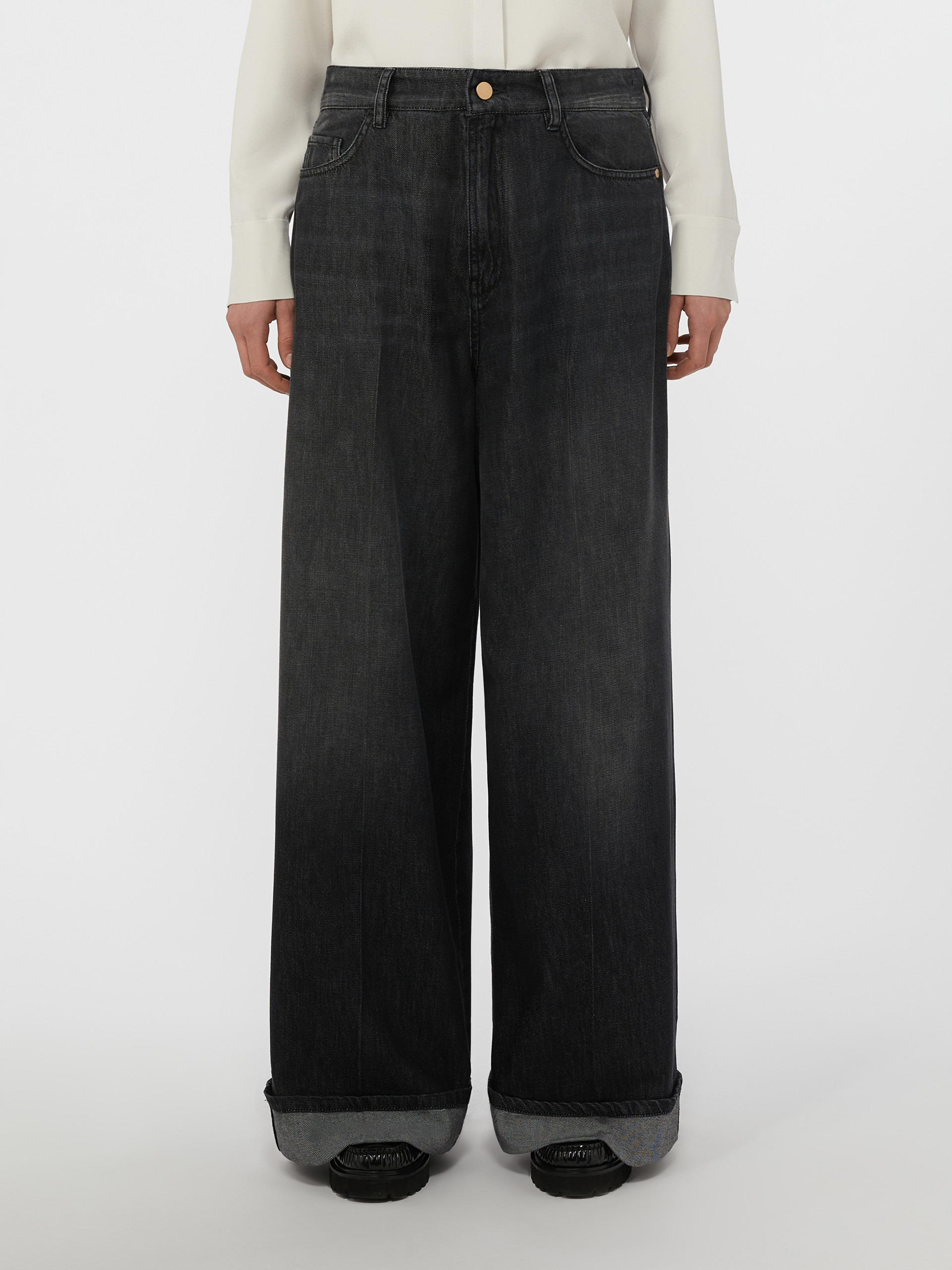 LUSSO Denim turn-up jeans - 3
