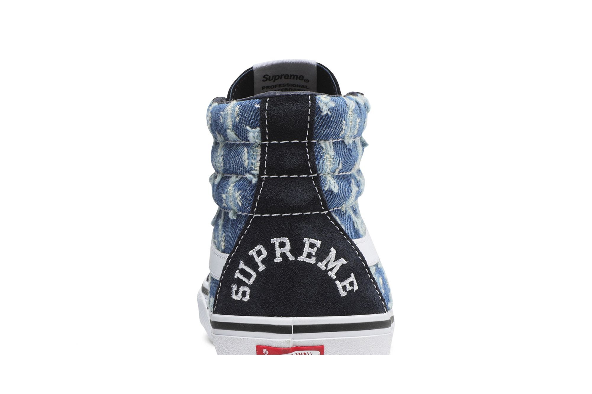 Supreme x Sk8-Hi 'Blue Hole Punch Denim' - 7