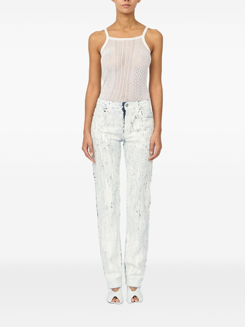 MM6 Maison Margiela coated jeans outlook