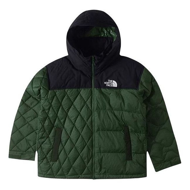 THE NORTH FACE Hooded Full Zip Puffer Jacket 'Green' NF0A83Q3-I0P - 1