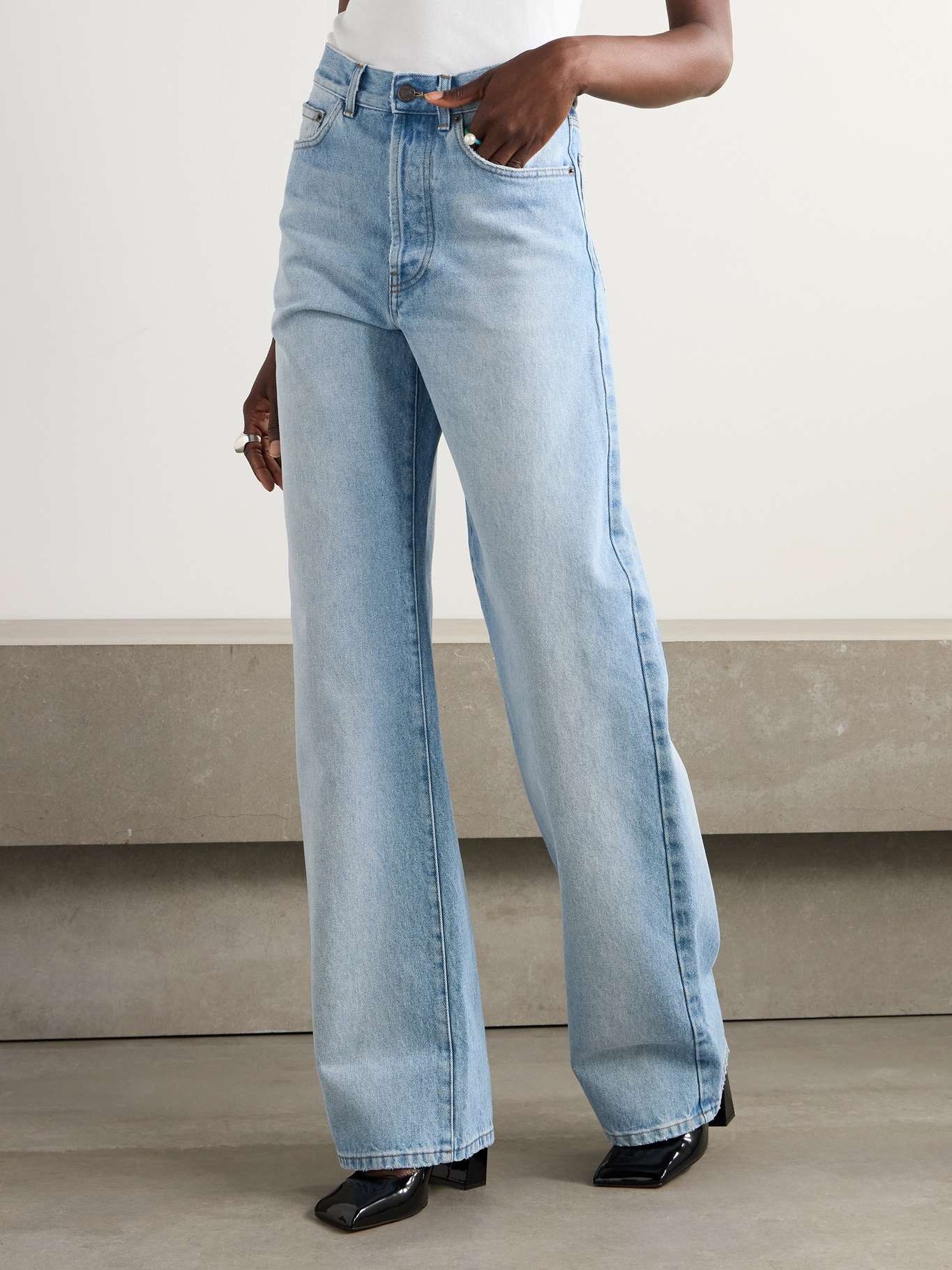 High-rise straight-leg jeans - 3